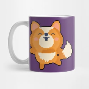 Sly and Stylish: Pixel Art Fox Design for Playful Attire Mug